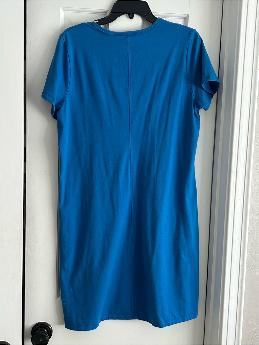 Athleta Bright Blue T-Shirt Dress - Picture 2 of 5